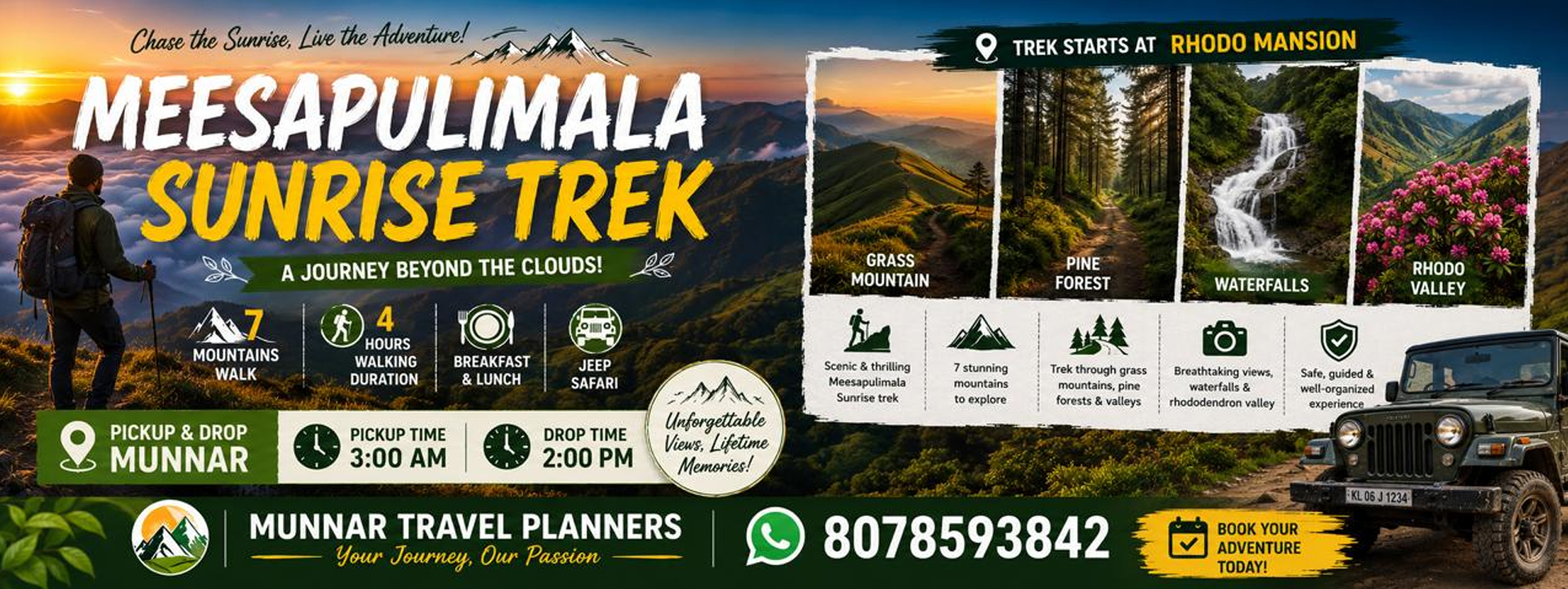 meesapulimala tent stay trekking 